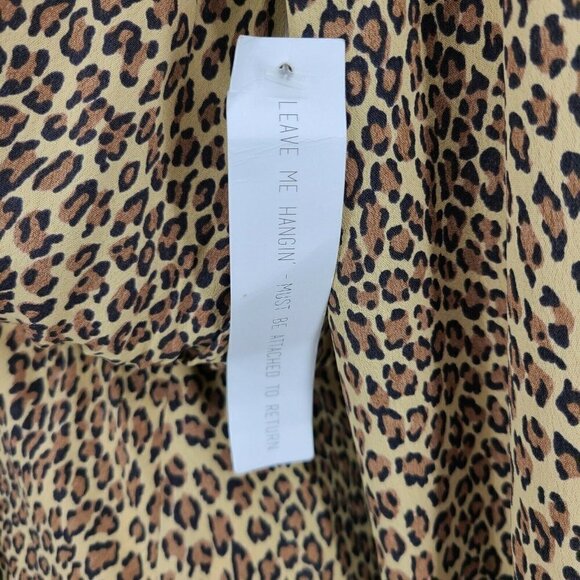 New Flynn Skye Leopard Print Mini Dress Womens XS - Picture 6 of 7